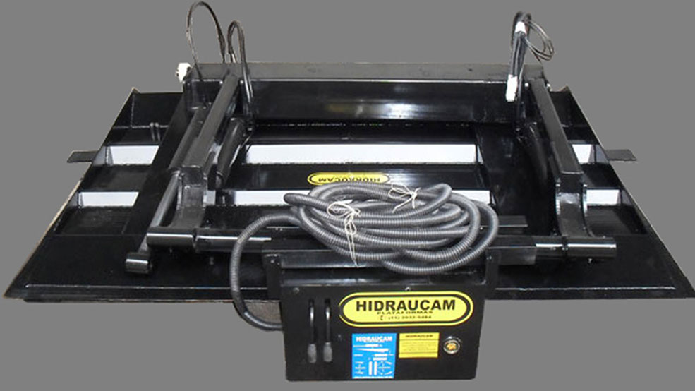 Plataforma Hidráulica HIDRAUCAM Plataforma Hidráulica Elevatória fabricada pela HIDRAUCAM
