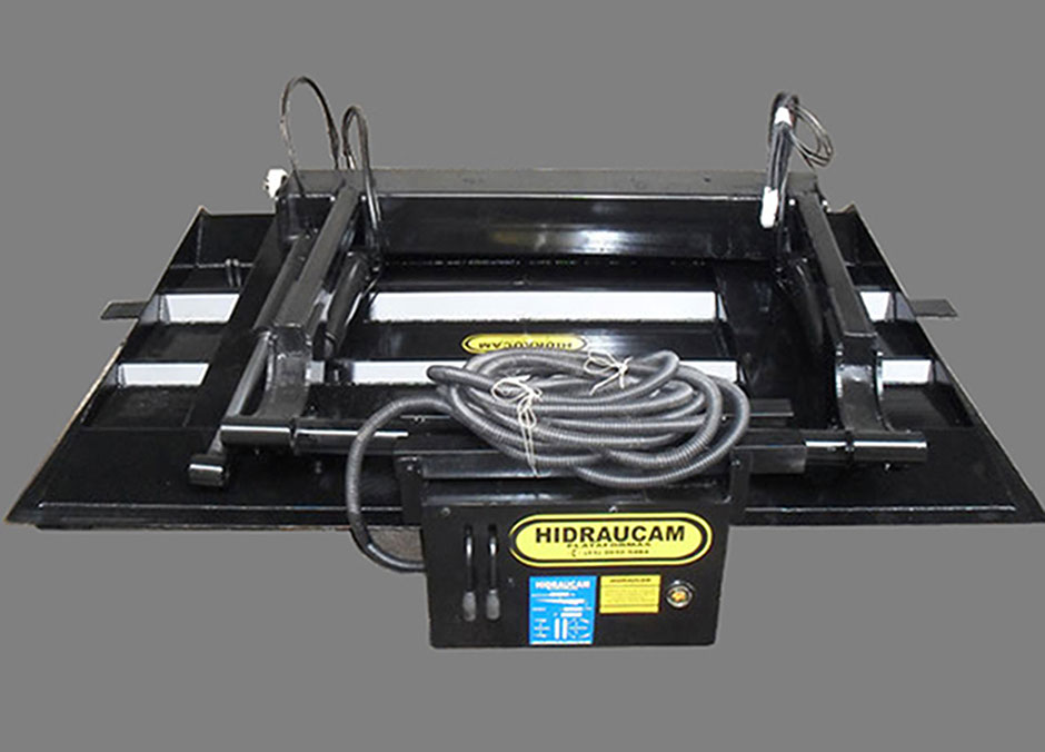 Plataforma Elevatória Hidráulica fabricada pela HIDRAUCAM