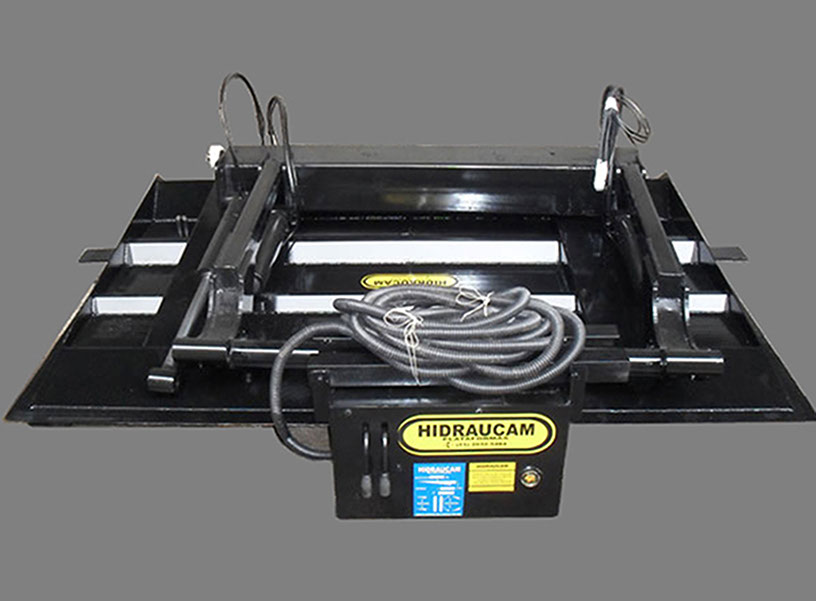 Plataforma Elevatória Hidráulica fabricada pela HIDRAUCAM